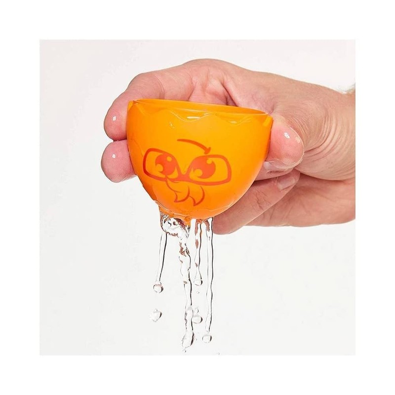 Nested eggs with hiding place, orange, multi-coloured