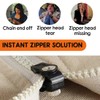 Universal Zip Repair Kit, Removable Replacement Zipper for Zip, Zip