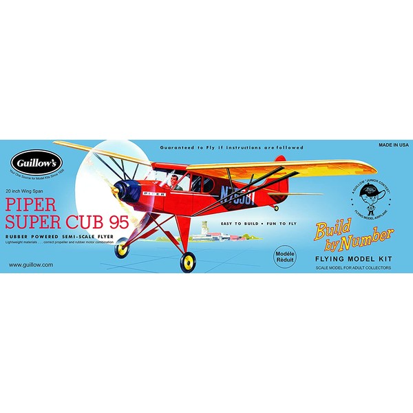 Guillow's Piper Super Cub 95 Model Kit, 602