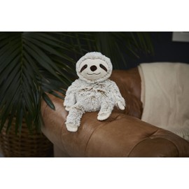 Warmies JUN-SLO-2 Heatable Plush Toy, Marshmallow, Brown, Medium