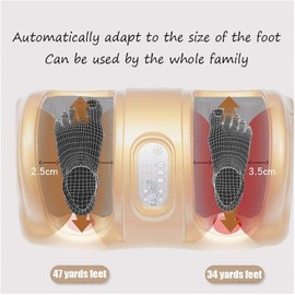 Foot Massager Shiatsu Massager Machine with Heat Increases Blood Flow Circulation Deep Kneading with Heat Therapy Deep Tissue Electric Shiatsu Foot Massager.