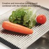 iupilon ProGrade 304 Stainless Steel Rollable Cutting Board & Over-Sink