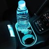 2PCS LED Cup Holder Lights for Car, Rechargeable 7 Color-Changing