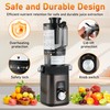 FAB&DELUXE Cold Press Juicer - 34oz Juicer Machines with 4.3"