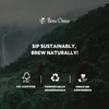 Brew Choice 200ct Pre-folded Unbleached Cone Coffee Filters, Upgraded 30%
