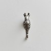 Melody Maison Silver Metal Giraffe Wall Hook, Animalistic Decor, Animal