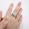 Sterling Silver Cremation Urn Ring for Ashes 925 Ash Cubic