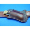 Custom Right Hand Cross Draw Leather Knife Sheath for Buck