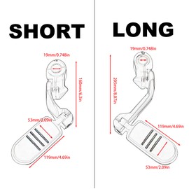 PowerMotor Motorcycle Highway Foot pegs,1.25" Footrest Adjustable For Harley Touring Davidson Softail Dyna Sportster ATV UTV Scooter 1-1/4" Engine Guard- A Long Handle+Foot Pedal A - Electroplated