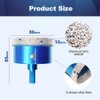 Dry Diamond Core Drill Bit Set,BRSCHNITT 2 3/8 Inch (60mm)