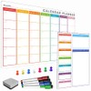 TMS A3 / A4 Multi-Coloured Magnetic Weekly Planner/Memo Board/Calendar –