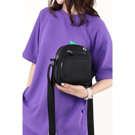 FAVORTALK Damen Umhängetasche Handytasche zum Umhängen Kleiner Crossbody Bag mit Reißverschluss,DJB00705