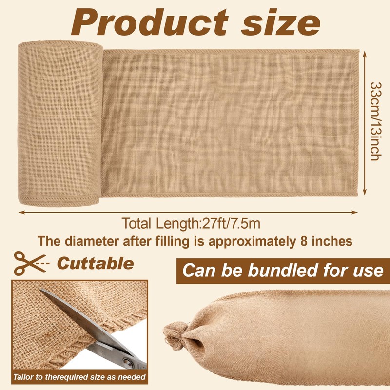 GliCraft 2 Pcs Empty Compost Filter Sock 8 Inch by