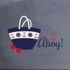 CafePress Ahoy Unique Adjustable Baseball Hat Gray