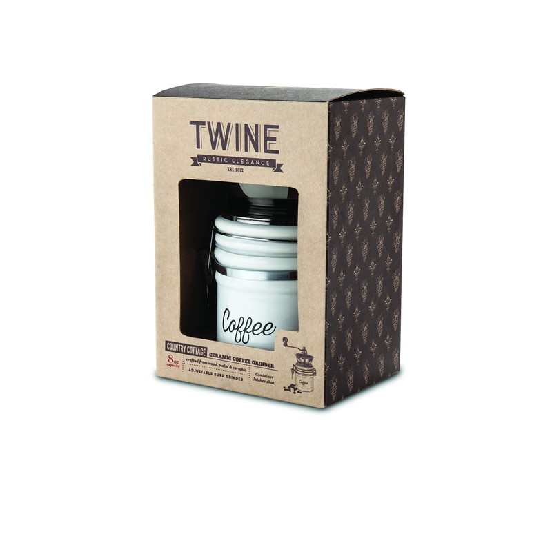 Country Cottage Ceramic Coffee Grinder by Twine