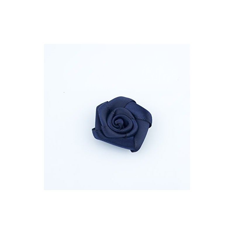 HAND® Midnight Blue Large Pretty Rose Ribbon Trims for Clothing,