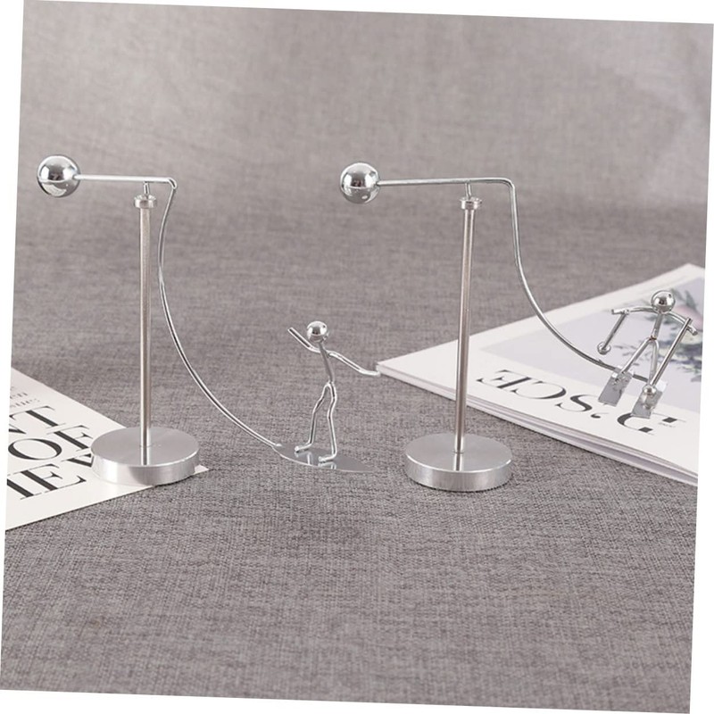 ORFOFE 2Pcs Surfing Men Tumbler Physics Balancing Ornament Premium Decor