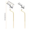 Hibbent 2 Pack Universal Side Mount Toilet Handle Angle-Mount Adjustable