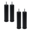 Dnyta 4Pcs 6inch Frosted Support Legs, Aluminum Alloy Adjustable Height