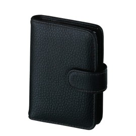 bsb Terminplaner Organizer Wochenplaner Terminkalender - 2025 - circa A8 - Softfolie, geprägt, schwarz - Ringbuch mit 5-Fach Lochung, nachfüllbar – bsb Modell Mini