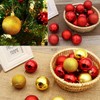 Christmas Tree Ornaments, 32 Pieces, 25mm, Red Shiny and Matte,