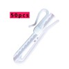 50 Pcs Plastic Adjustable Depth Pleat Hooks for Window, Door