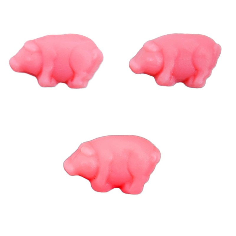 SweetGlob Pink Gummy Pigs (Raspberry Gummy Pigs, 1 Pound)