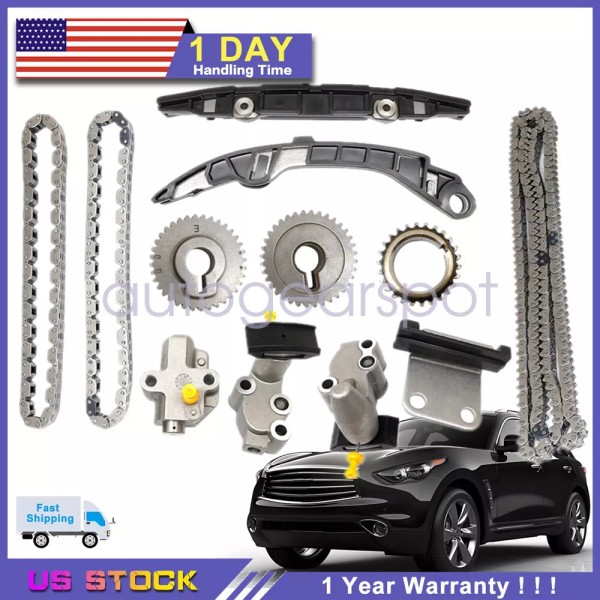 priprilod Engine Timing Chain Kit Fit Infiniti Nissan 370Z QX70
