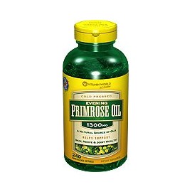 Vitamin World Evening Primrose Oil 1300 mg, 240 Rapid Release Softgels
