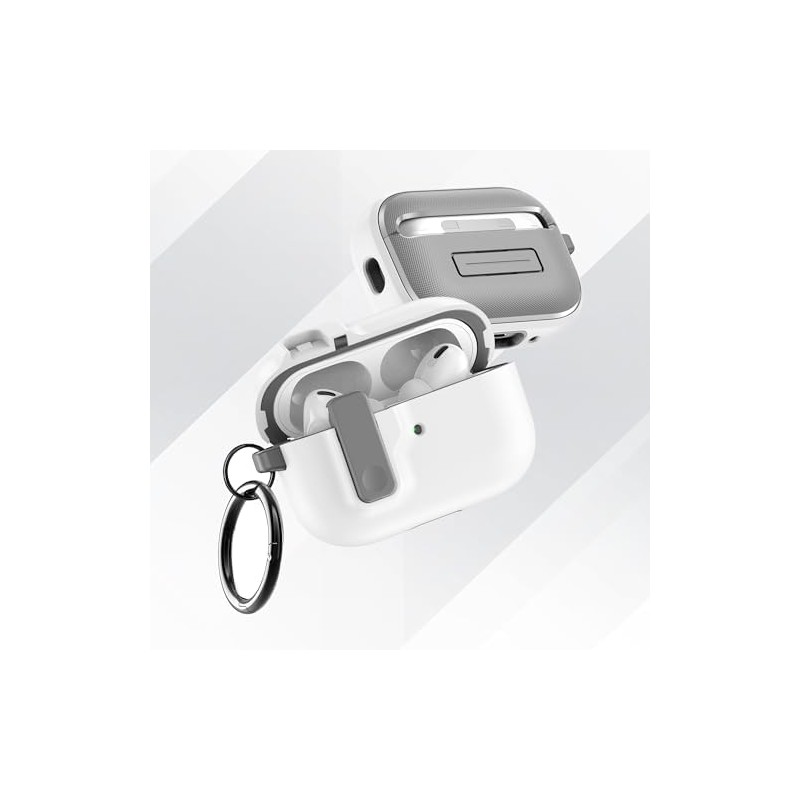 ARGOO Funda para AirPods Pro 2 Cierre Magnético Expulsión Automática,