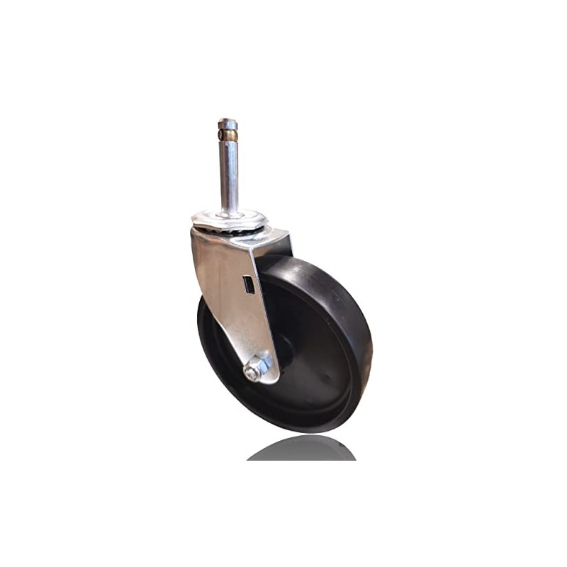 Harper Caster WH35PB 5” X 1 1/4” Stem Caster 7/16”