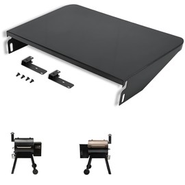 YOUFIRE Grill Folding-Shelf Parts for Traeger Pro 22, Pro 575, Ironwood 650, Century 22 Series, 25 x 12 Inches Front Serving Table Grill Accessories for Traeger Shelf Grills