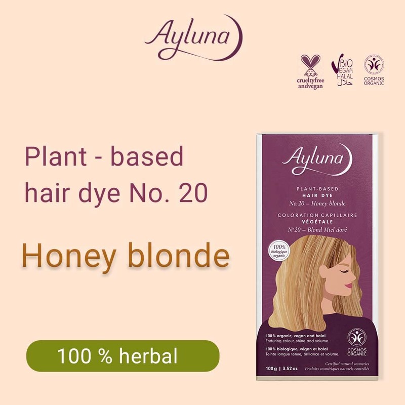Ayluna Plant Hair Colour 100 Hair Colour 20 Honey Blonde