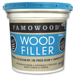Famowood 40002142 Latex Wood Filler Walnut, Gallon, Net Wt 13.0 lbs