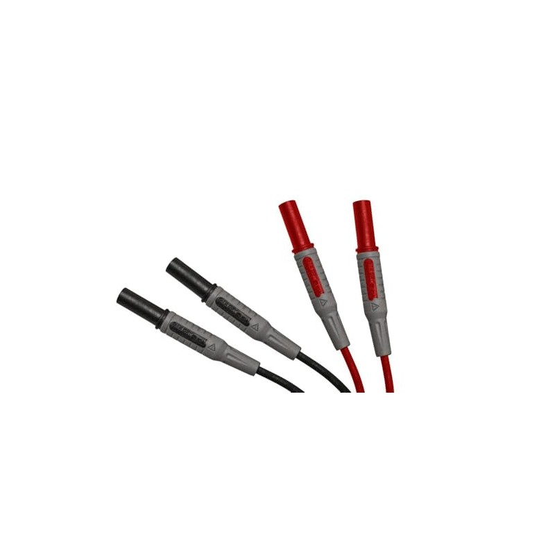 Peaktech insulated connection cables CAT III 1000 V, 4 mm,