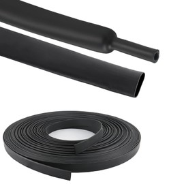 FOURUB 4:1 Adhesive Lined Heat Shrink Tubing Roll Protection Wiring Sheath Harnesses Waterproof Glue Insulated Dual Wall (5/8"-22ft)