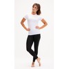 DEVOPS Women's Compression Workout Athletic Shirt (Large, White/White)