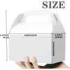 Oletx 12-Pack White Party Favor Treat Boxes, Goodie Gable Paper