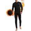 CL convallaria Thermal Underwear for Men with Fly, Long Johns