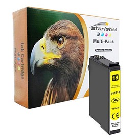 1x Yellow Ink Cartridge (Not Original) for Epson T1814 Expression Home XP-102 202 205 212 215 225 30 302 305 312 313 315 322 325 33 402 405 405 WH 405 WH 405 12 41 3 415 422 425