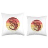 Robo Chameleon Reptile Lizard Lover Reptile Zoo Keeper Throw Pillow