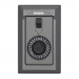 Kidde AccessPoint 001014 KeySafe Original 5-Key Permanent, Spin Dial, Keyless, Titanium Gray