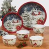 Certified International Silent Night 16 pc Dinnerware Set, Service for