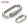 FASTON Stainless Steel Carabiner Screw Cap D = 6 (Pack