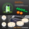 MEKKLEON Puck Lights with Remote Control,1000mAh Rechargeable Under Cabinet Lighting,3Pack