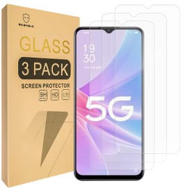 Mr.Shield [3-Pack] Designed For Oppo A78 5G / Oppo A58 5G [Tempered Glass] [Japan Glass with 9H Hardness] Screen Protector
