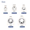 QUARKZMAN Pack of 200 Inner Tooth Star Discs Assortment M2