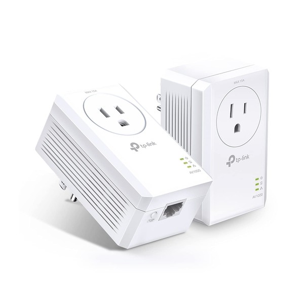 TP-Link AV1000 Powerline Ethernet Adapter(TL-PA7017P KIT)- Gigabit Port, Plug and