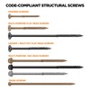 Structural Truss Screw - 6" x .155-50 ct (CAMO 372244)