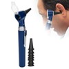 Professional Diagnostic Kit Ear Care Examination Otoscope Eardrum Endoscope SpeculumBlue
